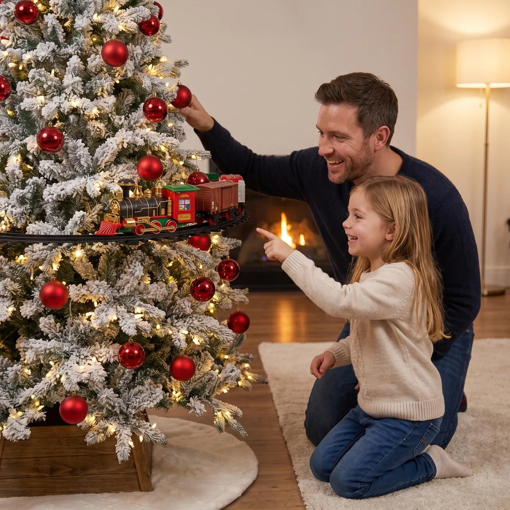 Christmas Tree Train Set