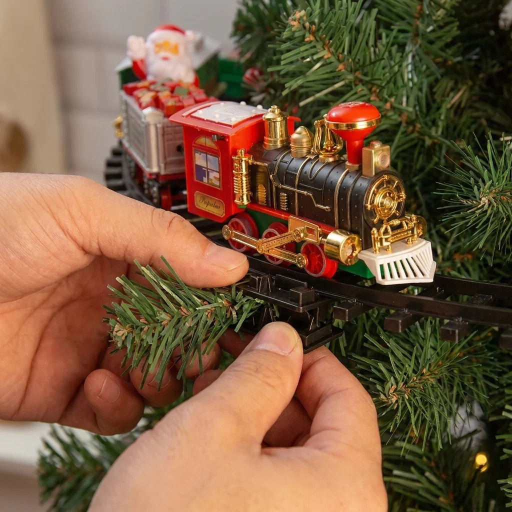Christmas Tree Train Set