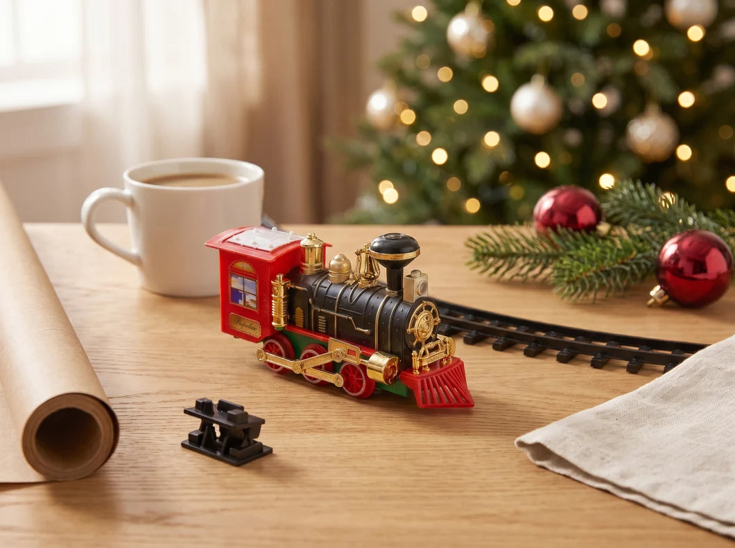 Christmas Tree Train Set